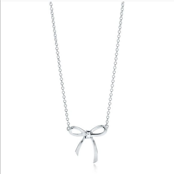 Tiffany Bow Necklace - Picture 1 of 4